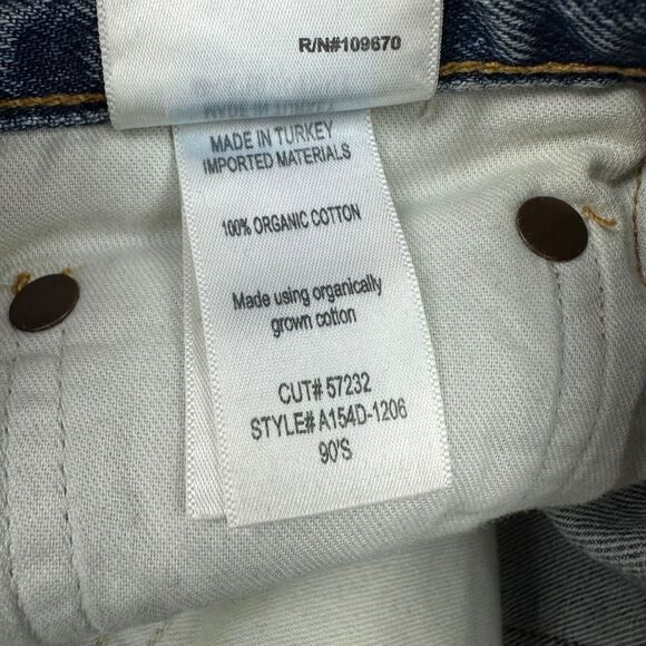 NWT AGOLDE 90's Pinch Waist Jeans Women's Size 24 Endless Distressed Straight - Picture 14 of 14